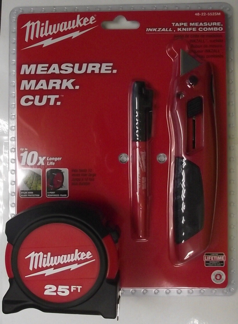 Picture of Milwaukee Electric Tool 48-22-5525M 25' Tape Measure, Inkzall, & Knife